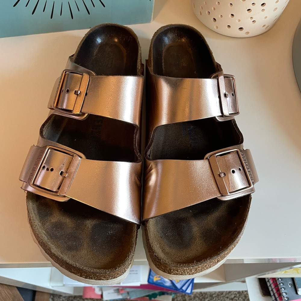 Rose Gold Birkenstock